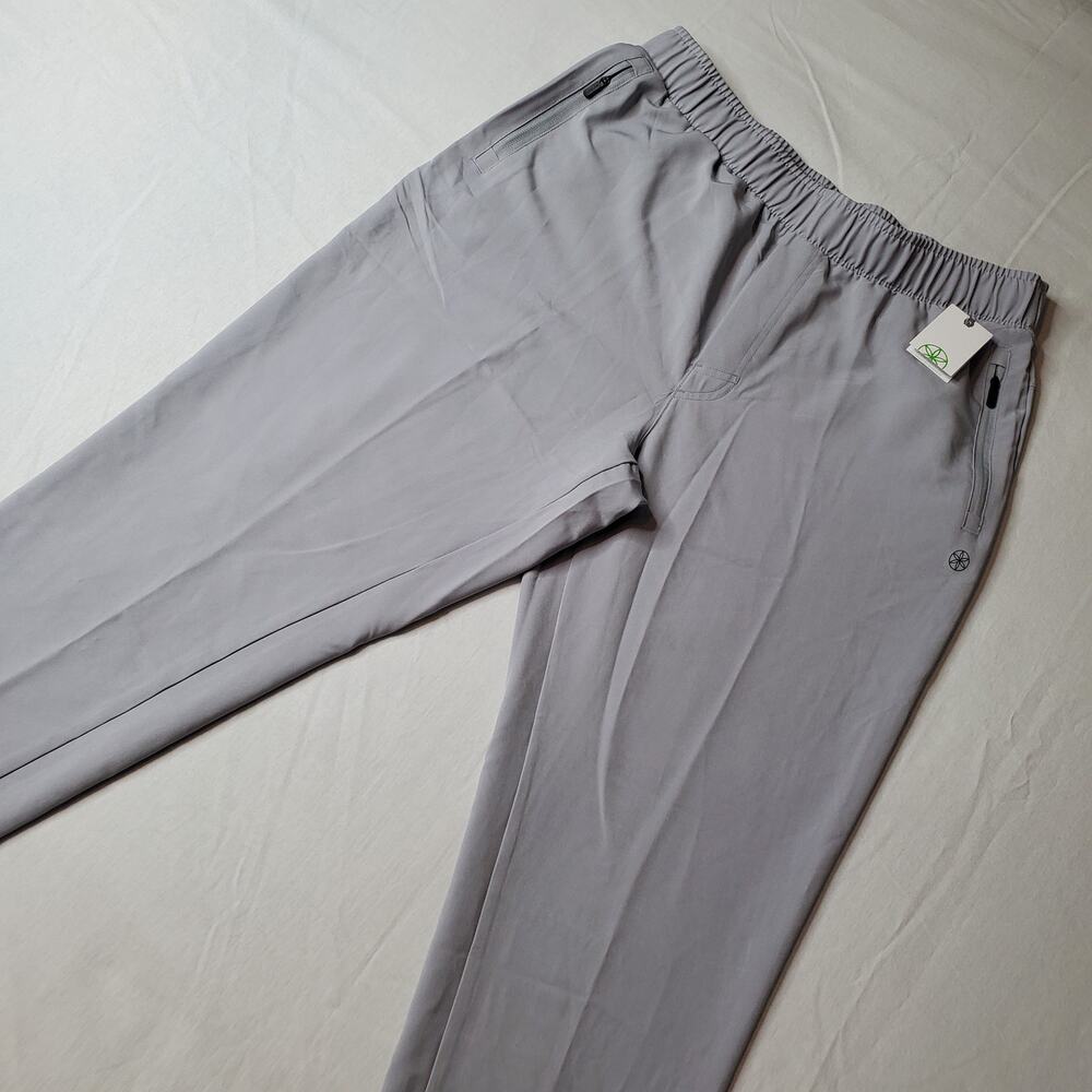 Gaiam Men's Size L NWT Lunge Pant 2.0 Relaxed Fit Gray